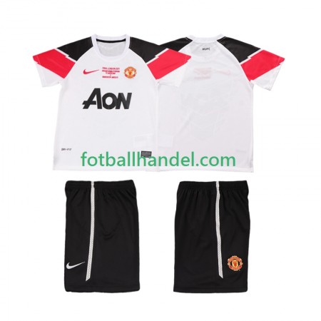 Barn Fotballdrakter Manchester United Champions League 2011 2012 Tredje Retro Kortermet